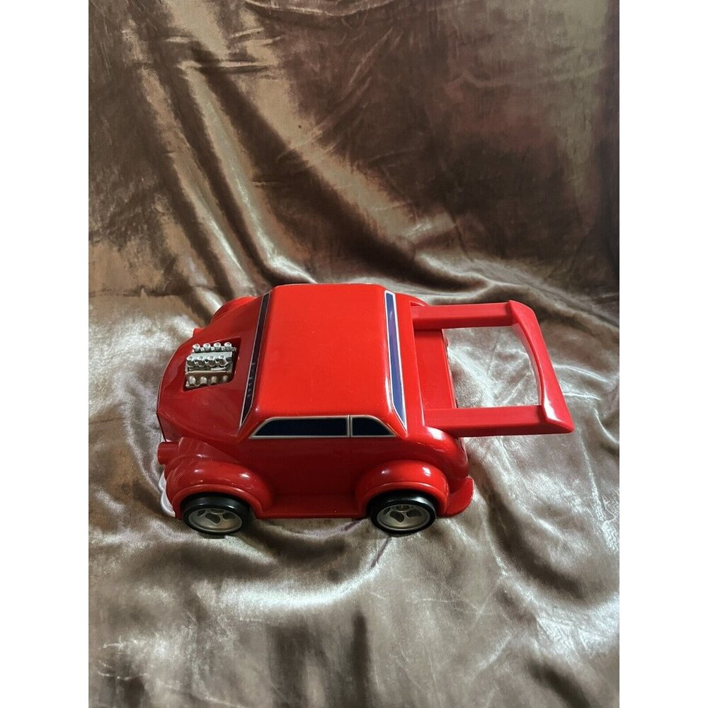 2003 Phat Boyz Car Carrying Case With 4 Phat Boyz Cars - Red & other cars FULL